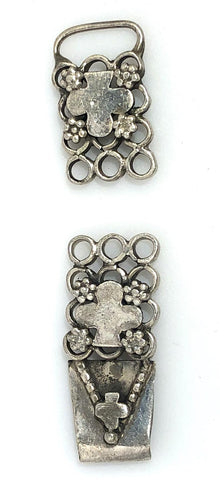 92.5 Sterling Silver Toggle Clasp, Solid Sterling Silver Toggle Clasp Connector 45 mm