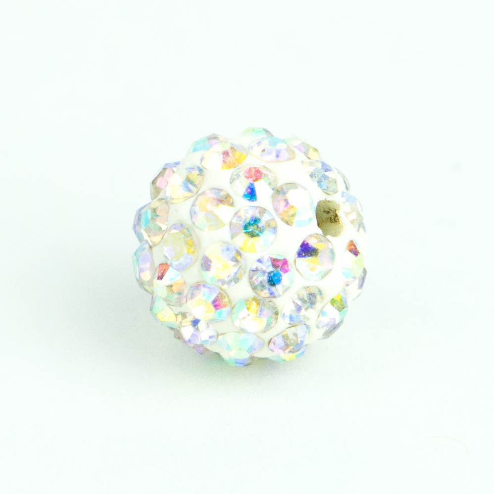 Crystal Pave Beads 8 mm Crystal AB