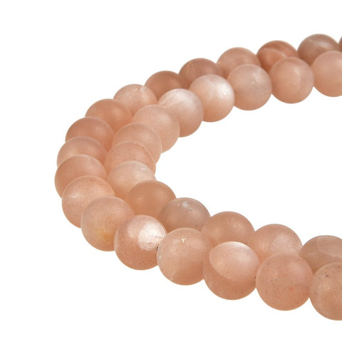 Natural Stone Smooth Beads, Natural Stone 8 mm Round Beads
