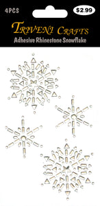Adhesive Rhinestone Snowflake