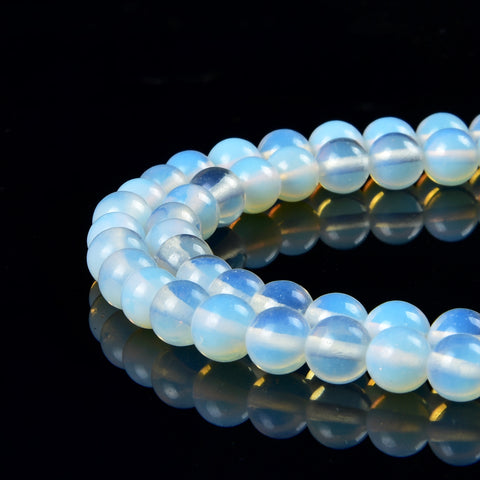 Opal Opalite Gemstone Beads Round