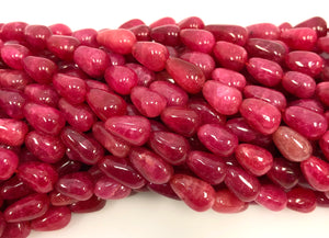 Natural Red Aventurine Beads, Smooth Indian Beads, Oval Shape Aventurine Beads