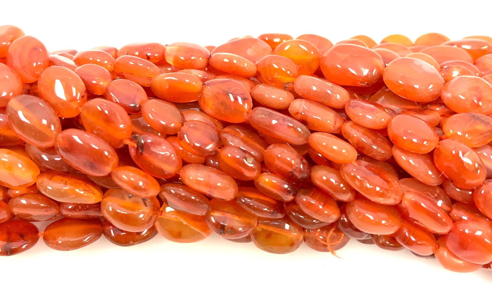 Natural Carnelian Beads, Carnelian Smooth Beads, Oval Shape Carnelian