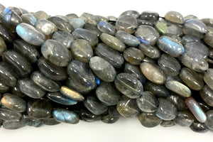 Natural Labradorite Beads, Smooth Beads, Oval Shape Labradorite  Beads