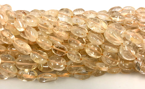 Natural Citrine Beads, Smooth Beads, Oval Shape Citrine Beads