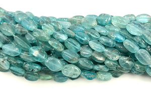 Natural Apatite Beads, Apatite Smooth Beads, Oval Shape Apatite Beads