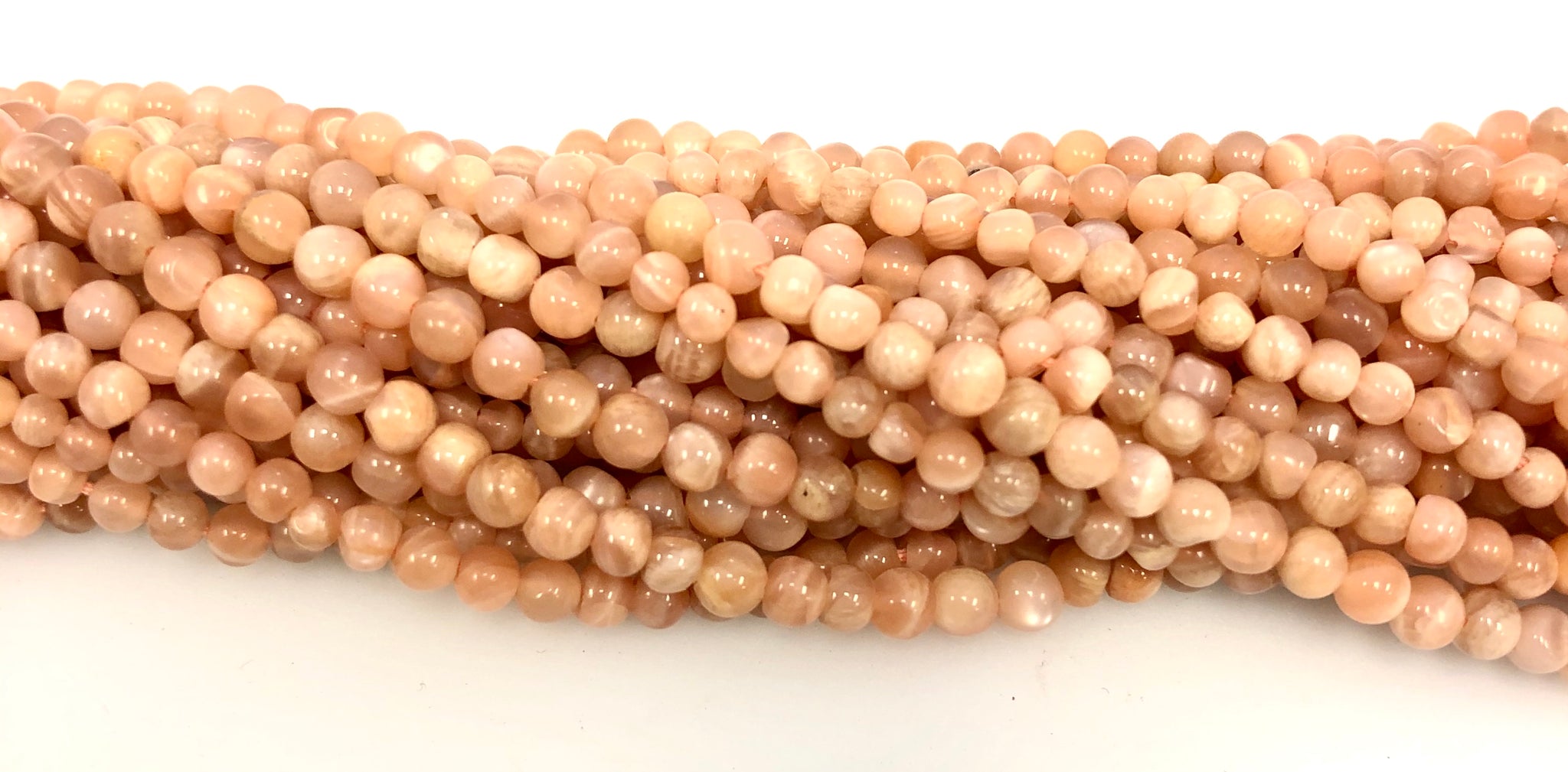Natural Moonstone Beads,  Smooth Beads, Moonstone Round Shape Beads
