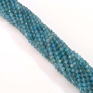 Natural Apetite Beads / 3-4mm Apetite Gemstone Beads / Faceted Round Shape Apetite
