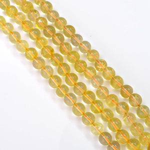 Natural Citrine Beads / Round Shape Citrine Beads / Faceted Citrine Gemstone Beads
