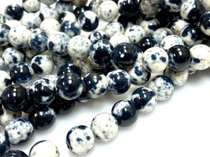 Natural Rain Jasper Beads, Round 8mm Faceted Jasper Beads
