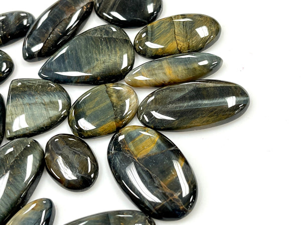 Natural Gemstone Tiger Eye - 500 Carat Lot - Tiger Eye Cab - Loose Gemstone - Wire wrap Gemstone - Semi Precious - Tiger Eye Jewelry