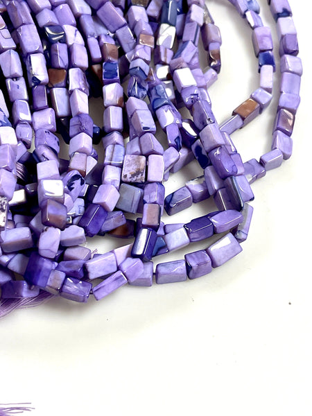 100% All Natural Smooth Purple Opal Gemstone Rectangular Beads Genuine Natural Opal Rectangle Shape Beads For Jewelry Making Beads