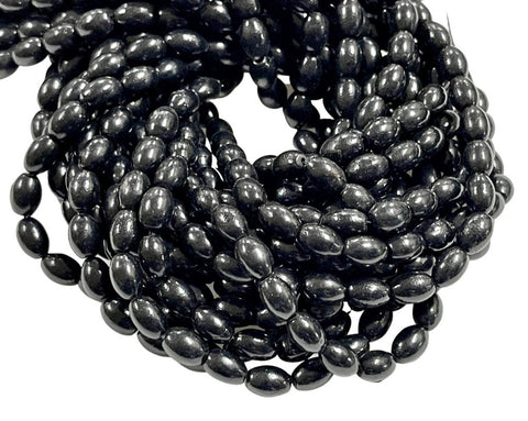 AAA Rare Black Coral Natural Gemstone Drum Barrel Shape Beads 9x6mm AAA Quality Full 15.5" Strand For DIY Jewelry Making beads Supply